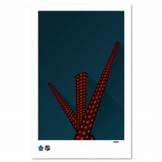 Toronto Maple Leafs 11 x 17 Minimalist Scotiabank Arena Art Poster