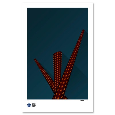 Toronto Maple Leafs 11 x 17 Minimalist Scotiabank Arena Art Poster