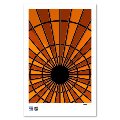 New York Rangers Minimalist Madison Square Garden 11 x 17 Art Poster
