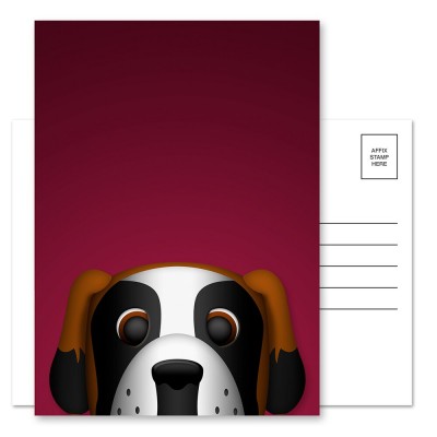 Colorado Avalanche 5-Count Mascot Postcard Set
