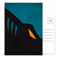 San Jose Sharks 5-Count Logo Postcard Set