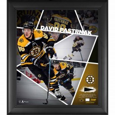 Плакат David Pastrnak Boston Bruins Fanatics Authentic Framed 15' x 17' Impact Player Collage with a - Limited Edition of 500