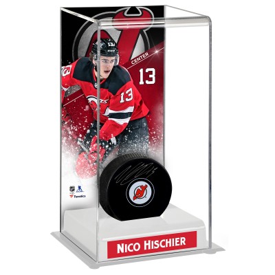 Кейс для шайбы New Jersey Devils Nico Hischier Fanatics Authentic Deluxe Tall