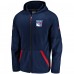 Кофта на молнии New York Rangers Fanatics Rinkside Grid-Back Raglan - Navy