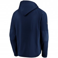 Кофта на молнии New York Rangers Fanatics Rinkside Grid-Back Raglan - Navy