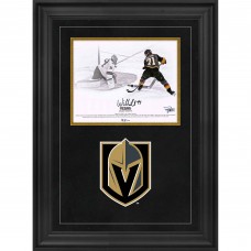 Autographed Vegas Golden Knights William Karlsson Fanatics Authentic Deluxe Framed 8 x 10 Goal Between Legs Spotlight Photograph