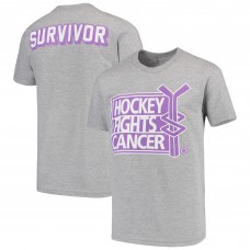 NHL Youth Hockey Fights Cancer Assist T-Shirt - Gray