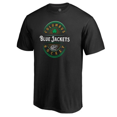 Футболка Columbus Blue Jackets St. Patricks Day Forever Lucky - Black