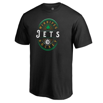 Футболка Winnipeg Jets St. Patricks Day Forever Lucky - Black