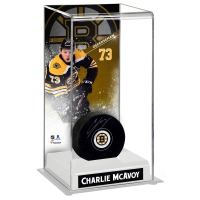 Кейс для шайбы Boston Bruins Charlie McAvoy Fanatics Authentic Deluxe Tall