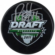 Шайба Ryan Strome Anaheim Ducks Fanatics Authentic Autographed 2011 NHL Draft Logo