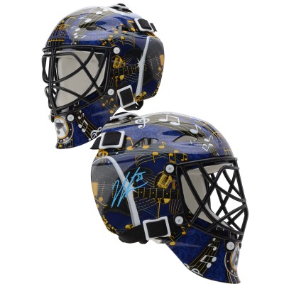 Autographed St. Louis Blues Jordan Binnington Fanatics Authentic Mini Goalie Mask
