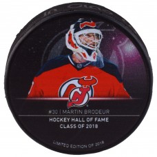 Шайба Martin Brodeur New Jersey Devils Fanatics Authentic Unsigned 2018 Hall of Fame Custom - Limited Edition of 2018