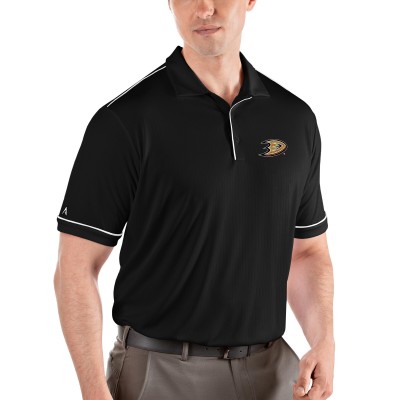 Поло Anaheim Ducks Antigua Salute - Black/White