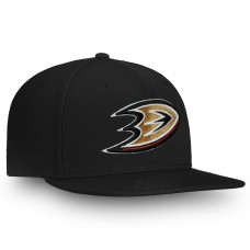 Бейсболка Anaheim Ducks Fanatics Black Team Core Emblem