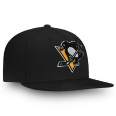 Бейсболка Pittsburgh Penguins Fanatics Black Team Core Emblem