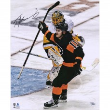 Autographed Philadelphia Flyers Travis Konecny Fanatics Authentic 16 x 20 Goal Celebration Photograph Autographed Philadelphia Flyers Travis Konecny Fanatics Authentic 16 x 20 Goal Celebration Photograph