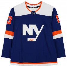 Autographed New York Islanders Mathew Barzal Fanatics Authentic Blue Alternate Adidas Authentic Jersey