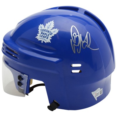 Autographed Toronto Maple Leafs Doug Gilmour Fanatics Authentic Blue Mini Helmet