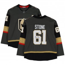 Игровая джерси Autographed Vegas Golden Knights Mark Stone Fanatics Authentic Black Fanatics Breakaway