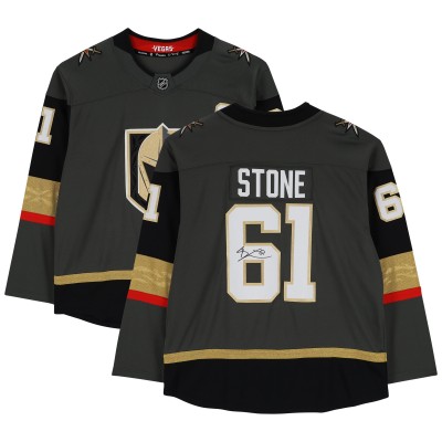 Игровая джерси Autographed Vegas Golden Knights Mark Stone Fanatics Authentic Black Fanatics Breakaway