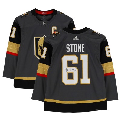 Игровая джерси Autographed Vegas Golden Knights Mark Stone Fanatics Authentic Adidas Authentic