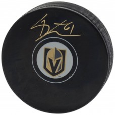 Autographed Vegas Golden Knights Mark Stone Fanatics Authentic Hockey Puck