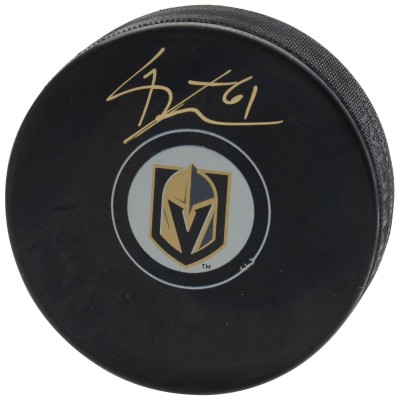 Autographed Vegas Golden Knights Mark Stone Fanatics Authentic Hockey Puck