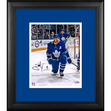 Autographed Toronto Maple Leafs John Tavares Fanatics Authentic Framed 8 x 10 Goal Celebration Photograph