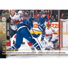 Unsigned Toronto Maple Leafs John Tavares 2018-19 Upper Deck Game Dated Moments #78 Trading Card - Four Goal Game Against Florida Panthers