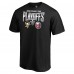 Футболка Pittsburgh Penguins vs. New York Islanders 2019 Stanley Cup Playoffs Matchup Checking the Boards - Black