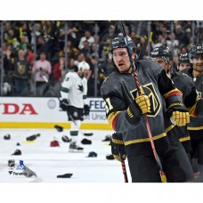 Unsigned Vegas Golden Knights Mark Stone Fanatics Authentic 2019 Stanley Cup Playoffs Hat Trick vs. San Jose - 1st Postseason Hat Trick in Franchise History Unsigned Vegas Golden Knights Mark Stone Fanatics Authentic 2019 Stanley Cup Playoffs Hat Trick vs. San Jose - 1st Postseason Hat Trick in Franchise History