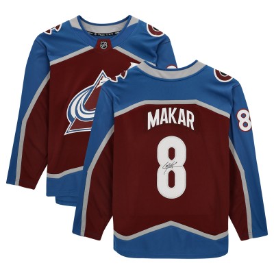 Autographed Colorado Avalanche Cale Makar Fanatics Authentic Burgundy Fanatics Breakaway Jersey