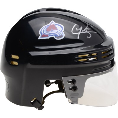 Autographed Colorado Avalanche Cale Makar Fanatics Authentic Black Mini Helmet