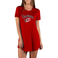 Женская Carolina Hurricanes Concepts Sport Red Marathon Knit Nightshirt