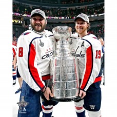 Unsigned Washington Capitals Alex Ovechkin & Nicklas Backstrom Fanatics Authentic 2018 Stanley Cup Champions Raising Cup Photograph