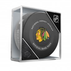 Chicago Blackhawks Unsigned InGlasCo 2019 Model Official Game Puck