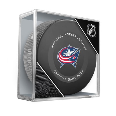 Шайба Columbus Blue Jackets Unsigned InGlasCo 2019 Model Official Game
