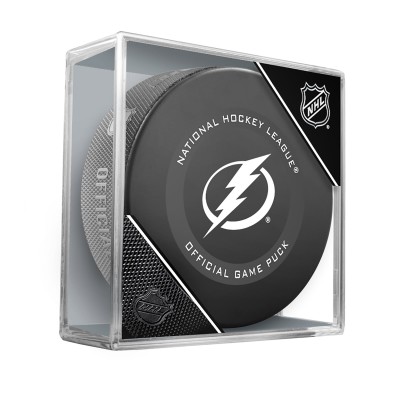 Шайба Tampa Bay Lightning Unsigned InGlasCo 2019 Model Official Game