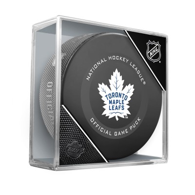 Шайба Toronto Maple Leafs Unsigned InGlasCo 2019 Model Official Game