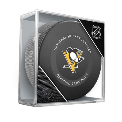 Шайба Pittsburgh Penguins Unsigned InGlasCo 2019 Model Official Game