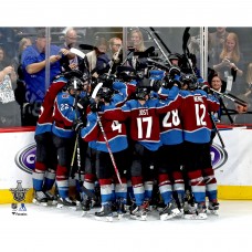 Unsigned Colorado Avalanche Fanatics Authentic 2019 Stanley Cup Playoffs Game 6 Team Celebration vs. San Jose Sharks Photograph