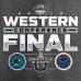Футболка San Jose Sharks vs. St. Louis Blues 2019 Stanley Cup Playoffs Western Conference Finals Matchup - Heather Gray