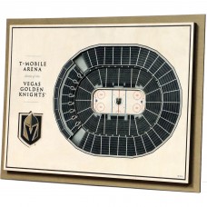 Vegas Golden Knights 17 x 13 5-Layer StadiumViews 3D Wall Art