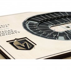 Vegas Golden Knights 17 x 13 5-Layer StadiumViews 3D Wall Art