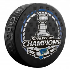 Шайба с автографом St. Louis Blues Fanatics Authentic Unsigned 2019 Stanley Cup Champions Logo