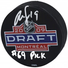 Шайба Reilly Smith Vegas Golden Knights Fanatics Authentic Autographed 2009 NHL Draft Logo with #69 Pick Inscription