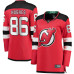 Женская джерси New Devils Jack Hughes Fanatics Red Home Breakaway