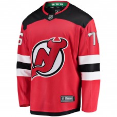 P.K. Subban New Jersey Devils Youth Home Breakaway Player Jersey - Red