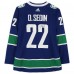 Autographed Vancouver Canucks Daniel Sedin Fanatics Authentic Blue Adidas Authentic Jersey